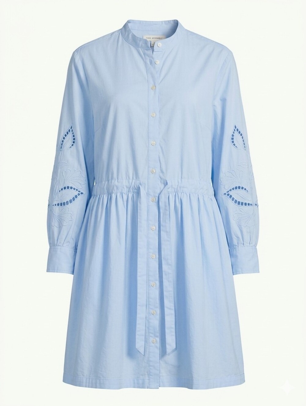 Free Assembly Women's Button-Front Mini Shirtdress